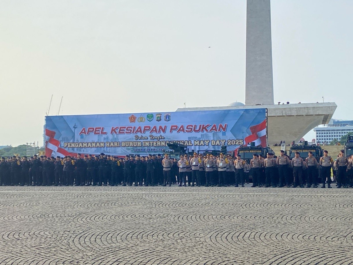 13 Ribu Personel Gabungan Disiagakan Kawal Aksi May Day 2025 di Jakarta. (Foto Istimewa)