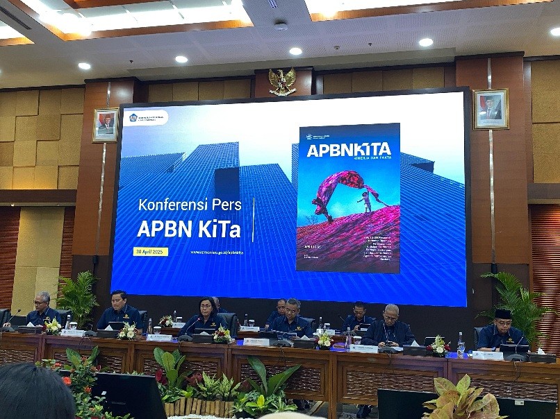 Defisit APBN Capai Rp104,2 Triliun per Maret 2025. Foto: Anggie Ariesta/iNews Media Group.