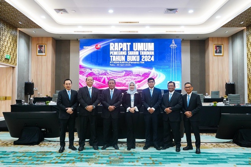 RUPS ADHI Restui Ubah Penggunaan Dana Rights Issue dan Rombak Pengurus (foto dok adhi karya)