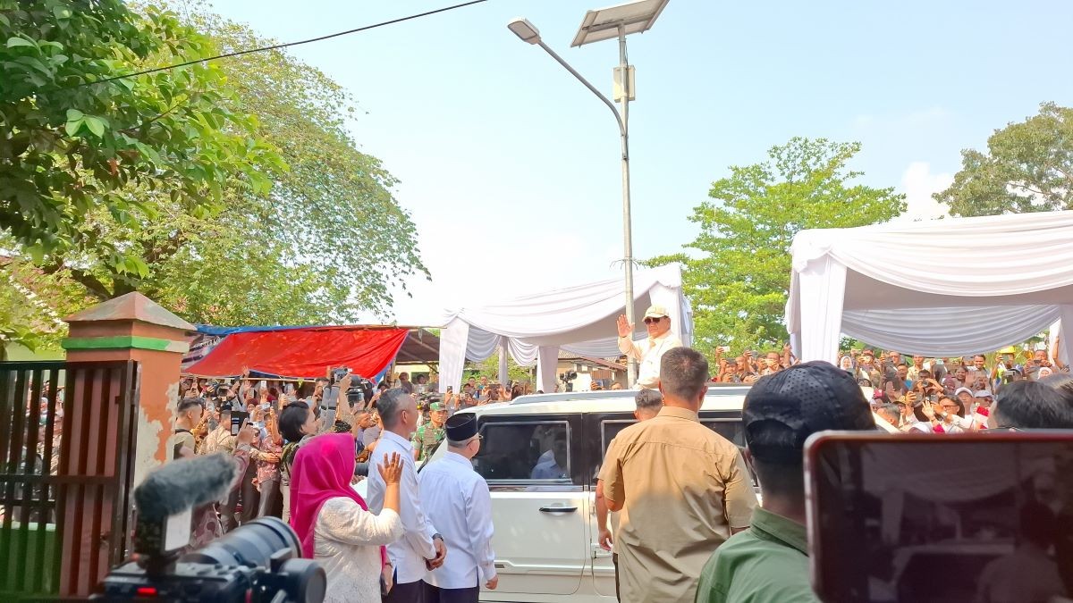 Prabowo Gunakan Mobil Maung saat Hadiri Peringatan Hardiknas di Bogor. (Foto: Binti/Inews Media Group)