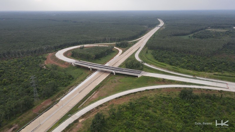 Konstruksi Tol Trans Sumatera Tahap II Capai 56,15 Persen, Kelar Kapan? (foto dok hutama karya)