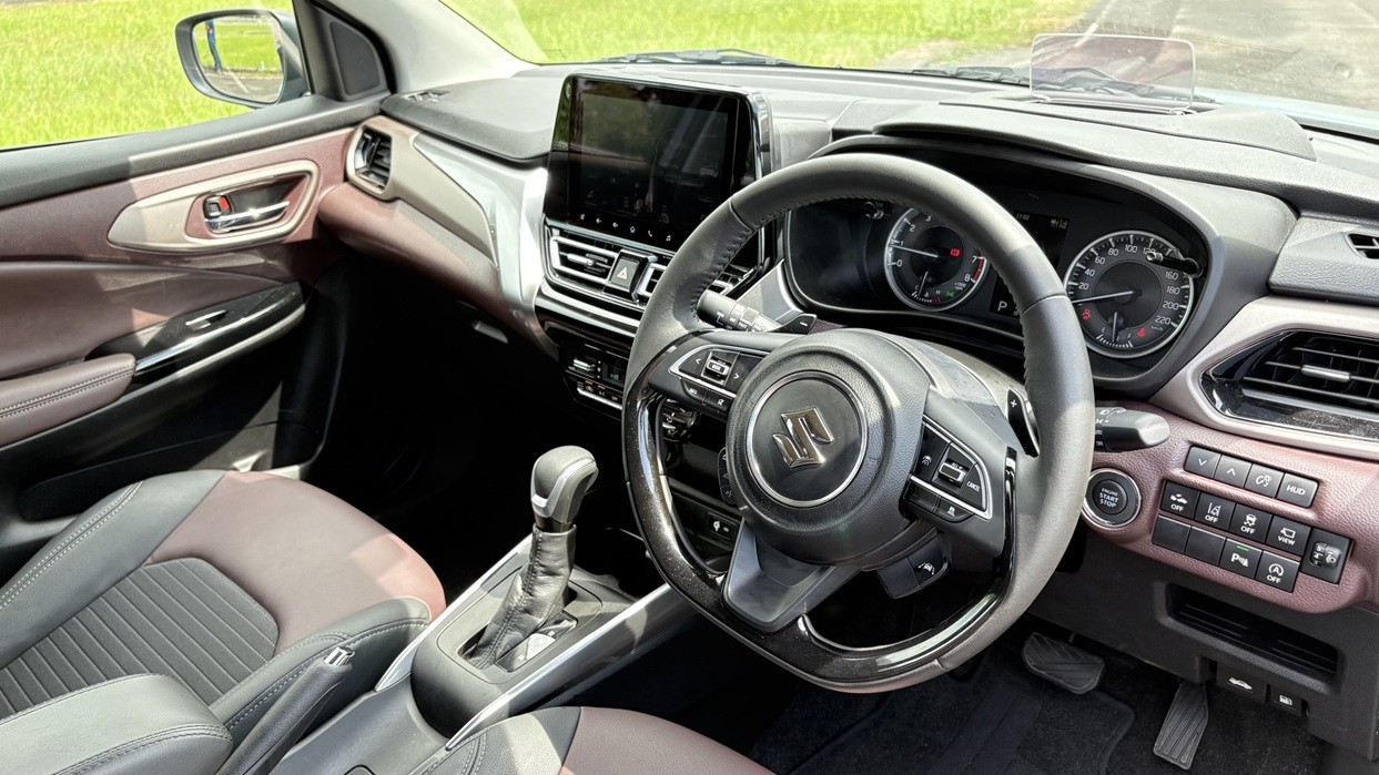 Segera Meluncur di Indonesia, Intip Detail Interior Suzuki Fronx. (Foto Fadli R/iNews MG)