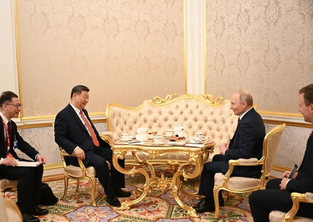 Xi Jinping dan Putin Sepakat Perkuat Aliansi China-Rusia di Tengah Ancaman AS. (Foto: Xinhua)