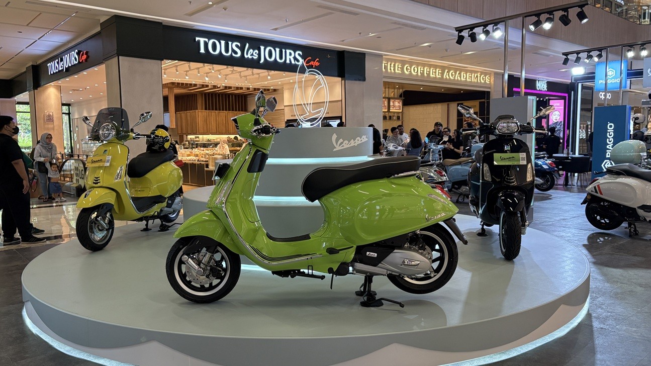 Piaggio Indonesia Hadirkan Beragam Warna Baru Vespa, Intip Penampakannya. (Foto Fadli R/IMG)