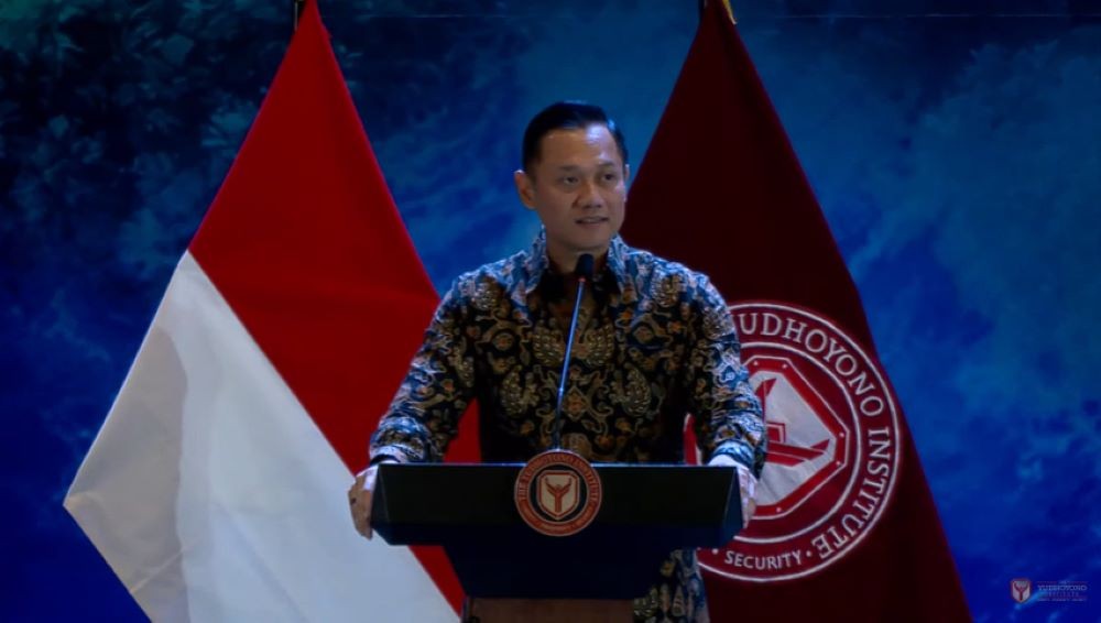 AHY: Masalah Pembiayaan Jadi Tantangan Hadapi Perubahan Iklim. Foto: Iqbal Dwi Purnama/iNews Media Group.