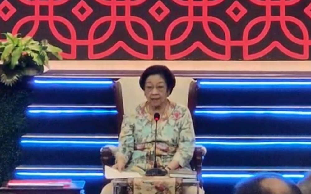 Megawati Ngeluh ke Sri Mulyani, Tak Pernah Dapat Tunjangan Pensiun Wapres (Achad Al Fiqri/iNews Media Group)