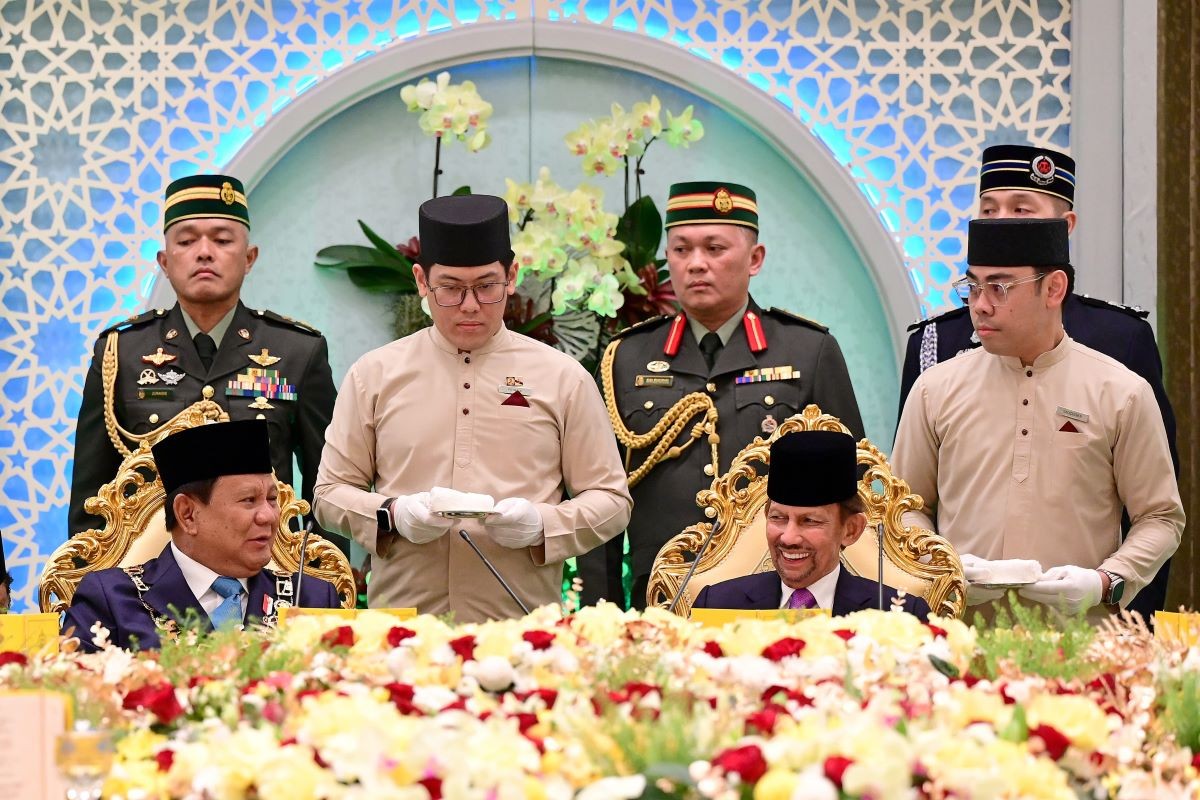 Prabowo Santap Siang Bareng Sultan Brunei, Pererat Hubungan Kedua Negara. (Foto: Dok. Biro Pers Setpres)