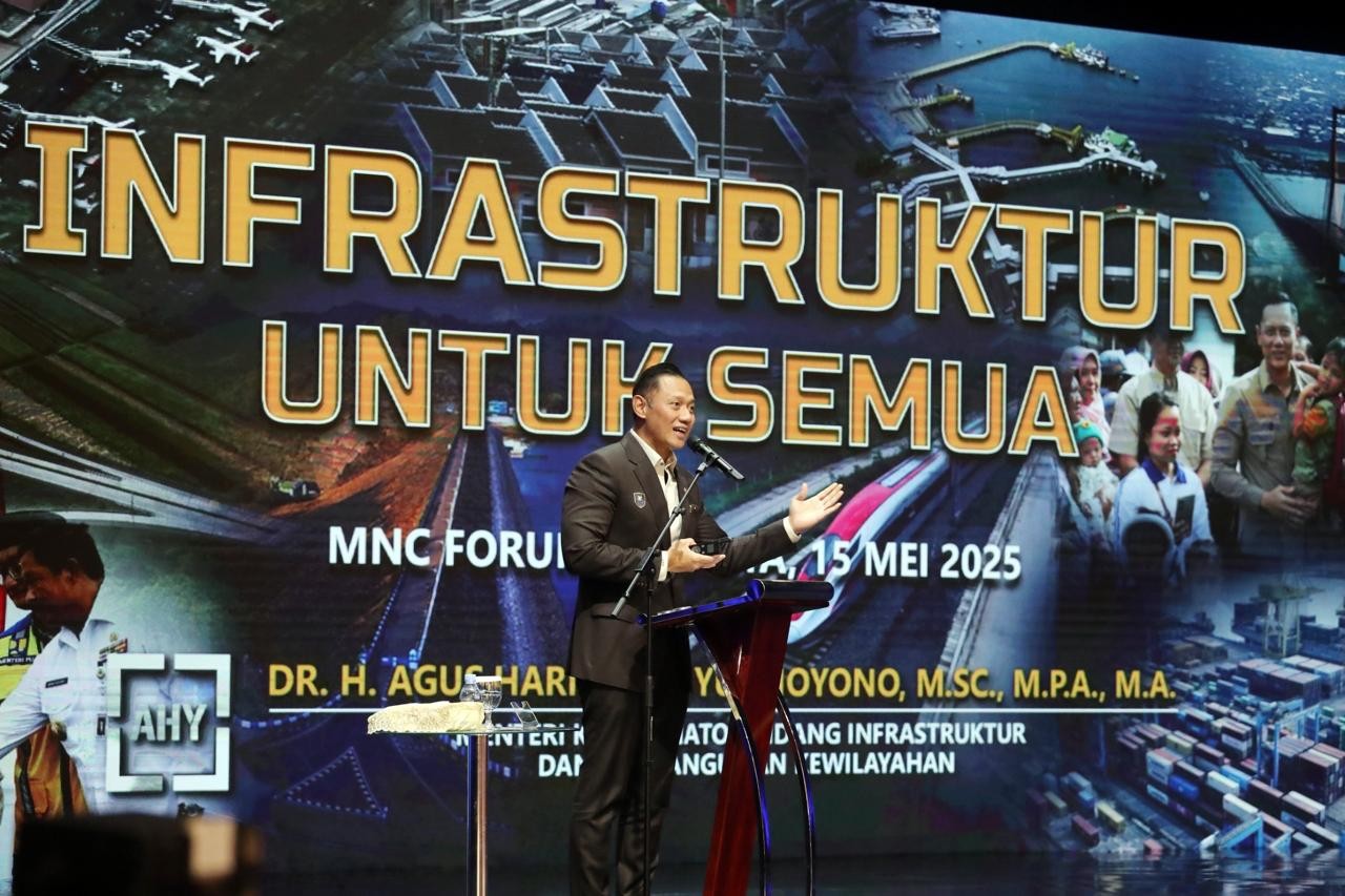 Dampak Perang Tarif Impor, AHY: Kerja Sama Multilateral Mulai Ditinggalkan. (Foto: Iqbal Dwi Prunama/Inews Media Group)