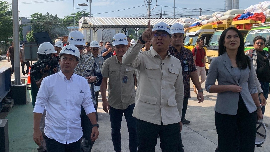 Stok Beras Bulog Capai 3,7 Juta Ton, Wamentan Sebut Terakhir Terjadi di 1984. (Foto Nila Kusuma/IMG)