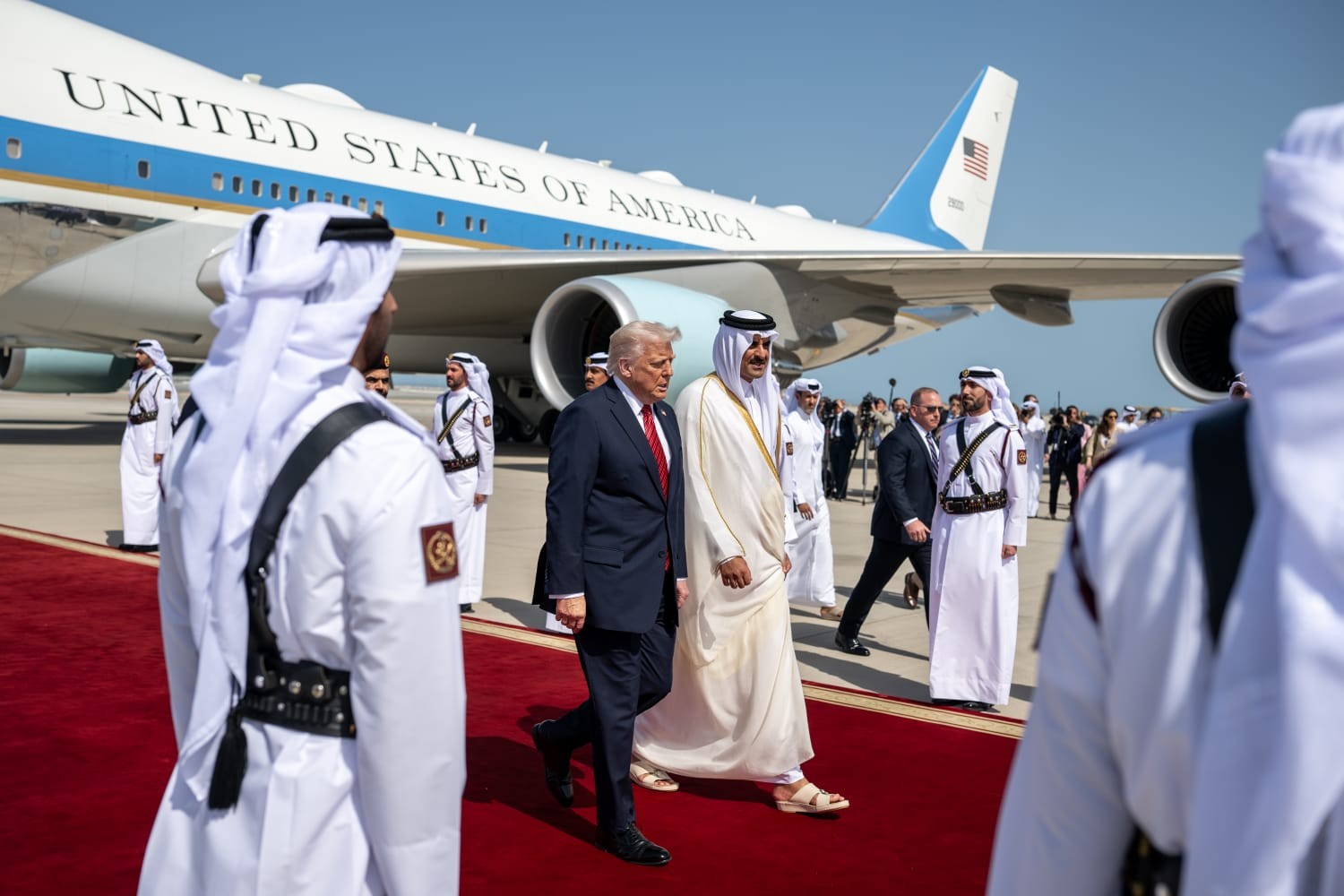 AS-Qatar Teken Kesepakatan Rp4.000 Triliun saat Kunjungan Trump. (Foto: White House)