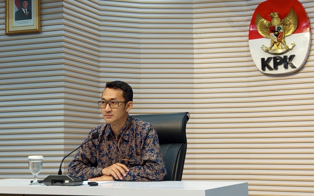 Juru Bicara KPK, Budi Prasetyo (Jonathan Simanjuntak/iNews Media Group)