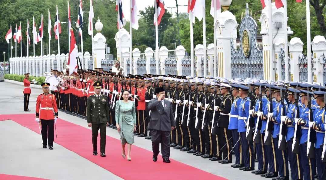 Prabowo Jadi Presiden Indonesia Pertama yang Berkunjung ke Thailand Selama 20 Tahun (FOTO:Dok Biro Pers Sekretariat Presiden/Binti M)