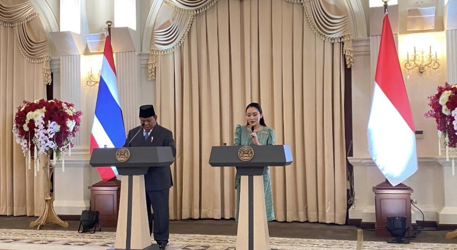 Prabowo Sebut Perdagangan Indonesia-Thailand Capai Rp295 Triliun (FOTO:Biro Pers Sekretariat Presiden/Binti M)