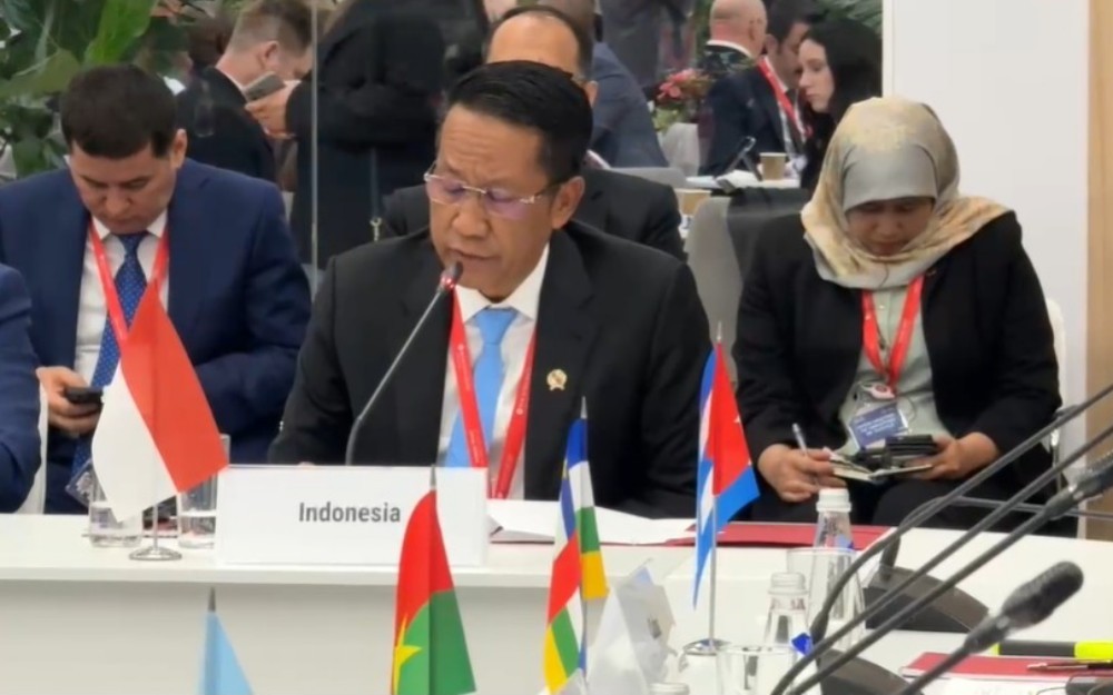Supratman Andi Agtas hadir di 13th St. Petersburg International Legal Forum (ILF) Rusia (Kemenkum)