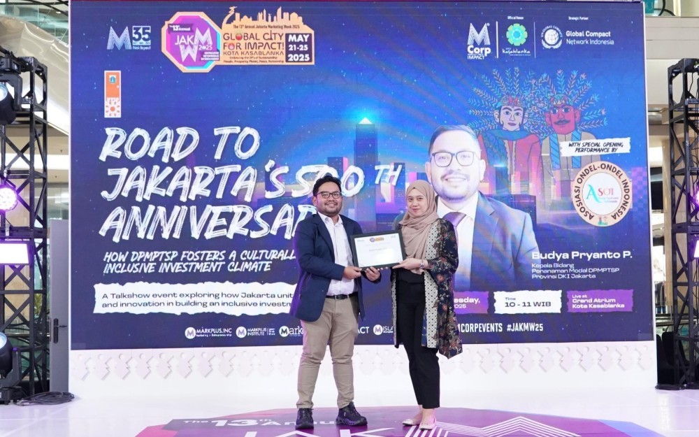 Pemprov DKI Jakarta menegaskan posisinya sebagai kota global yang berakar kuat pada sejarah, budaya, dan inovasi. (Pemprov DKI Jakarta)