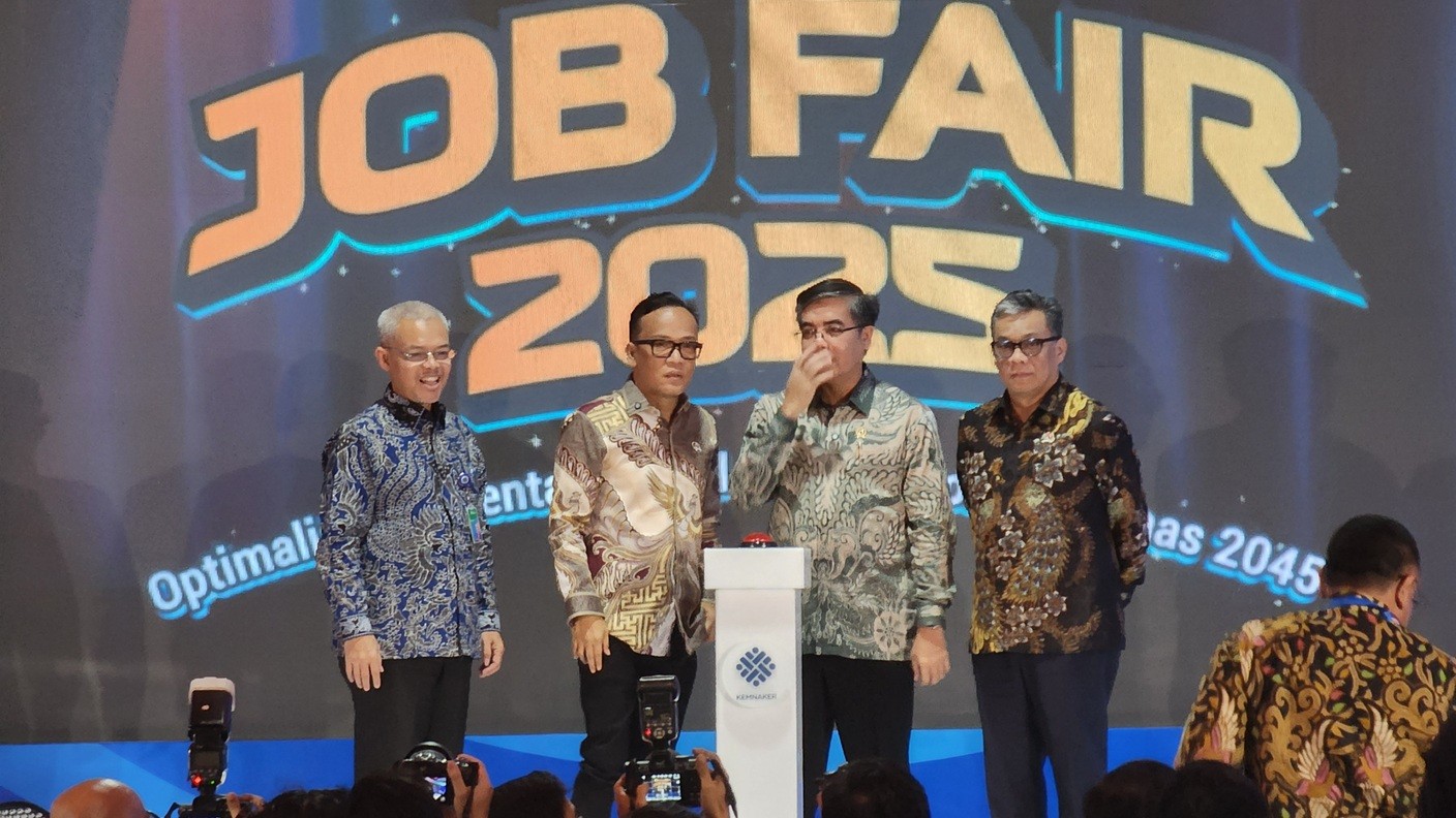Menaker Imbau Pencari Kerja Perbanyak Portofolio dengan Memanfaatkan Perkembangan Teknologi. (Foto Iqbal Dwi/IMG)
