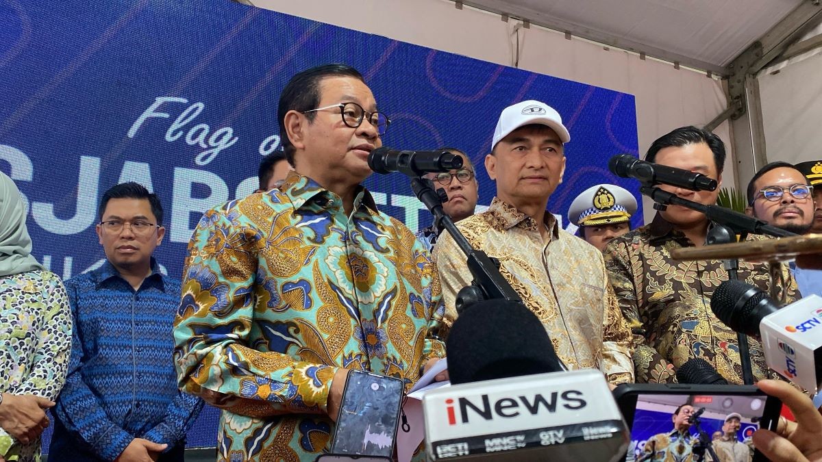 Rute Transjabodetabek PIK2-Blok M Resmi Beroperasi, Pramono: Bakal Jadi Trayek Primadona. (Foto: Danandaya/Inews Media Group)