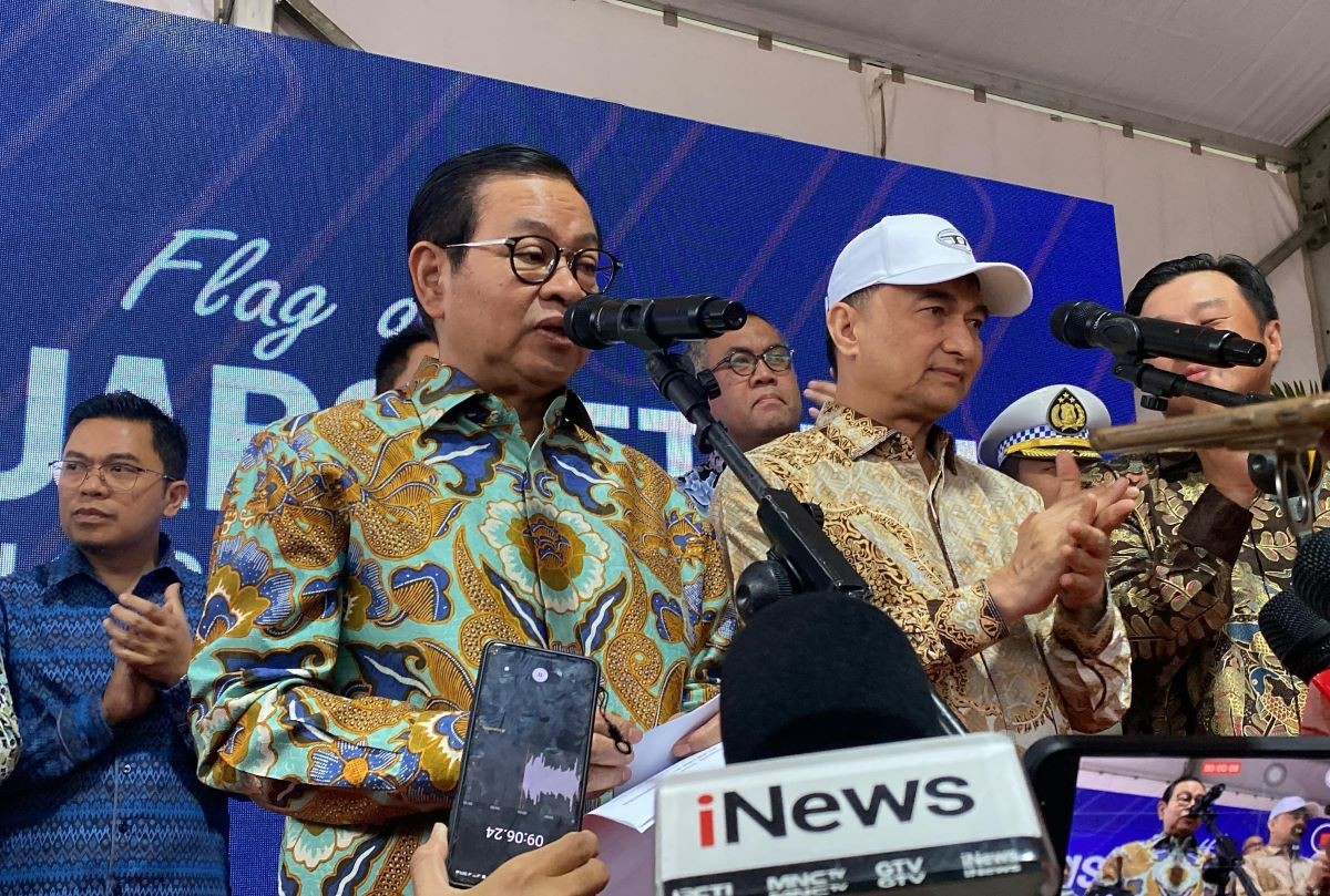 Transjabodetabek Minta Disambungkan Sampai Bogor, Pramono Jawab Begini. (Foto: Danandaya/Inews Media Group)
