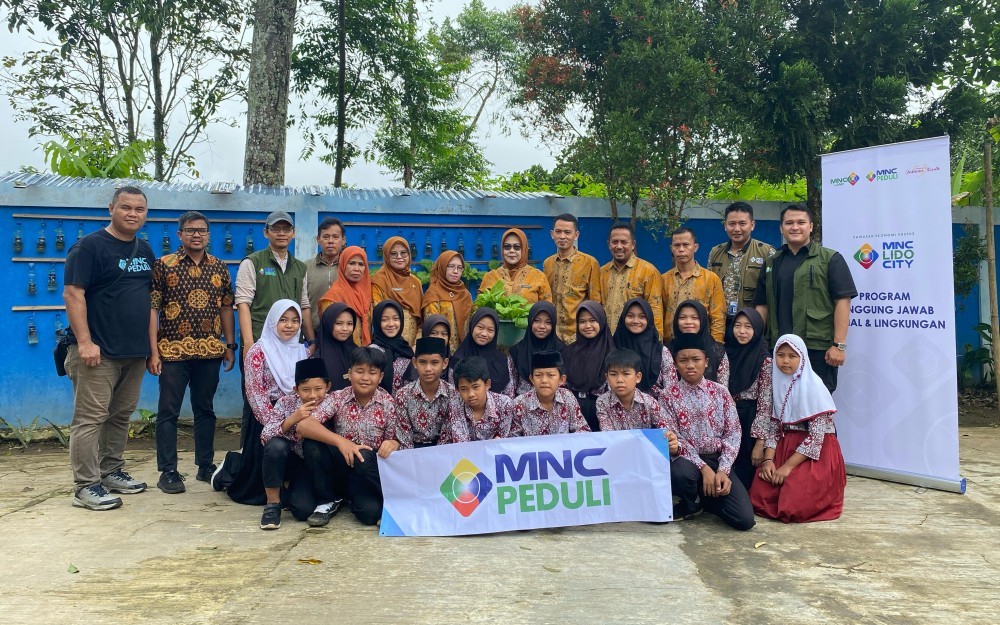 MNC Peduli dan MNC Land Edukasi Literasi Digital dan Lingkungan Lewat Vertical Garden (MNC Land)