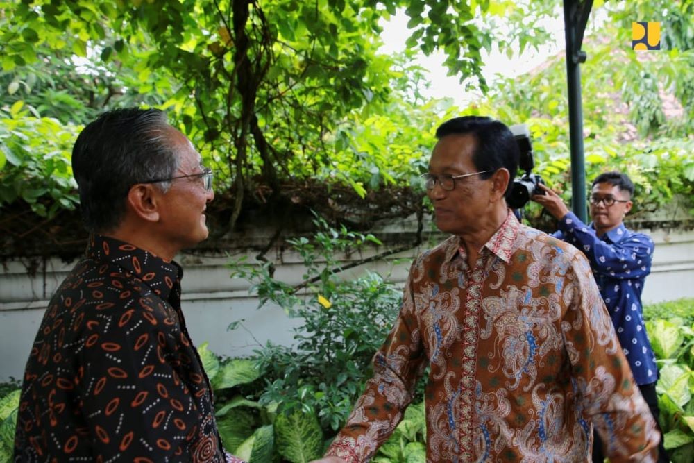 Menteri PU Rapat Enam Jam dengan Sri Sultan Hamengkubuwono X, Ini yang Dibahas. Foto: dok. Kementerian PU.
