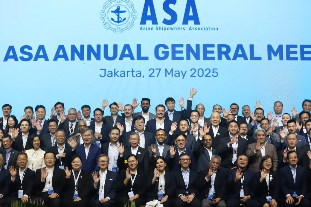 Asian Shipowners' Association (ASA) menggelar Rapat Umum Tahunan ke-34 di JCC Senayan, Jakarta, Selasa (27/5/2025). (Foto: Istimewa)