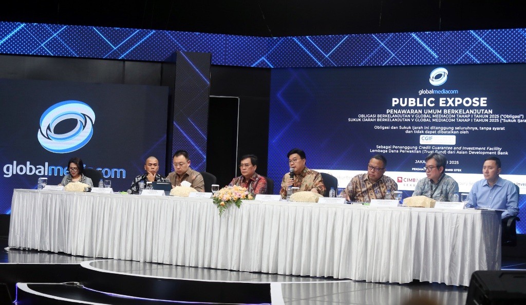 BMTR resmi menerbitkan Obligasi Berkelanjutan V Tahap I Tahun 2025 dan Sukuk Ijarah Berkelanjutan V Tahap I Tahun 2025. (Foto: AZIZ INDRA)