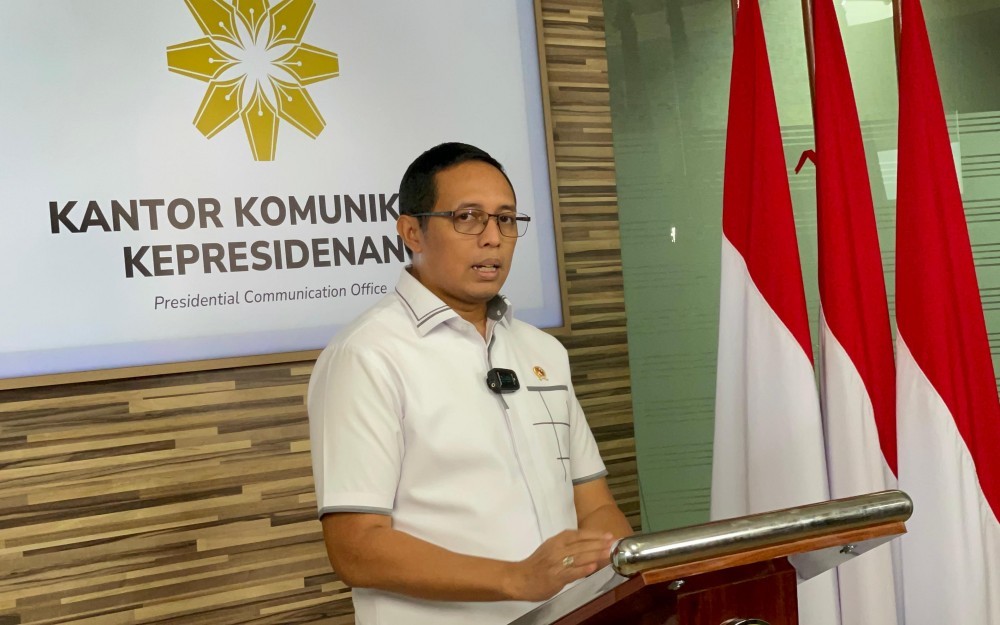 Kepala Kantor Komunikasi Kepresidenan, Hasan Nasbi menyebut pengangkatan Letjen TNI (Purn) Djaka Budi Utama usulan Menkeu Sri Mulyani (iNews Media Group)