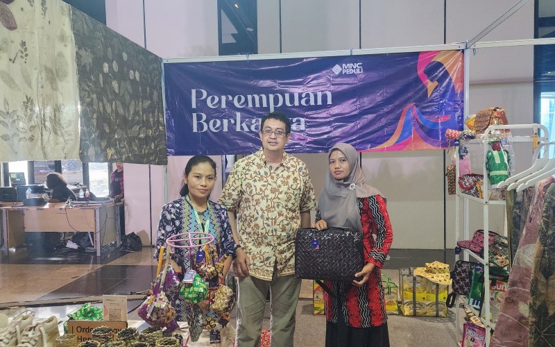 MNC Group melalui MNC Peduli siap mendukung UMKM binaan untuk naik kelas. (Foto: iNews Media/Iqbal Dwi Purnama)