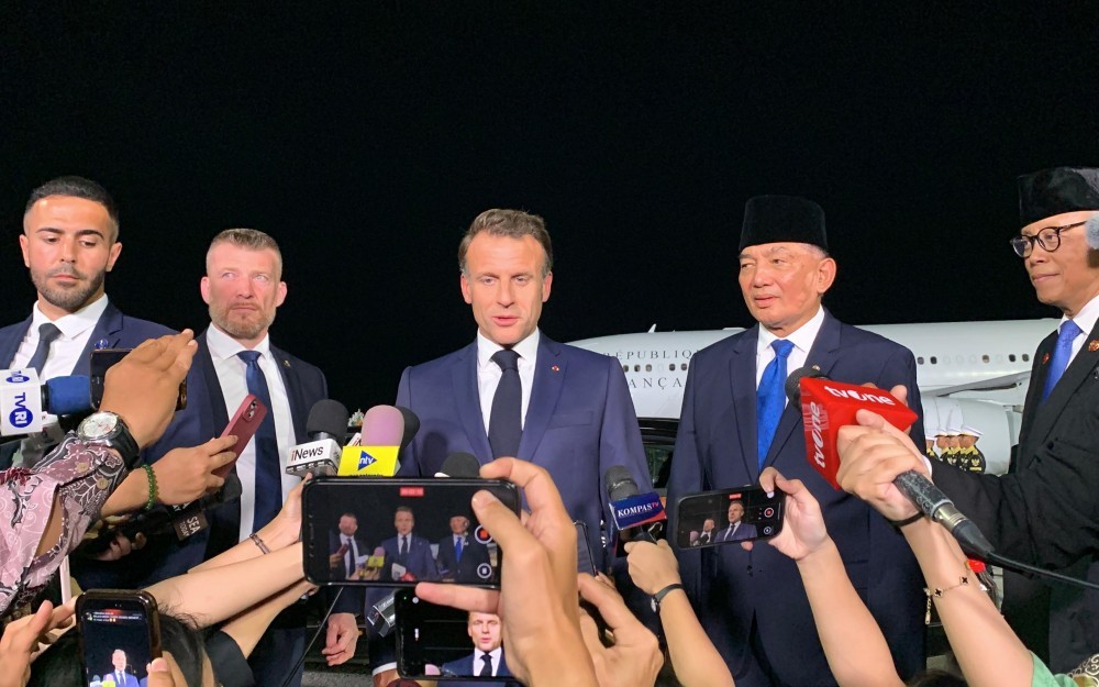 Presiden Macron Singgung Hubungan Prancis-Indonesia: Strategis dan Bersahabat  (Binti Mufarida/iNews Media Group)