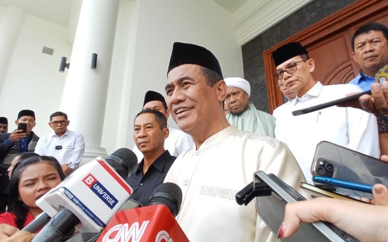 Menteri Pertanian (Mentan) Amran Sulaiman menggelar syukuran di kediaman pribadinya, Jakarta, Jumat (30/5/2025). (Foto: iNews Media/Anggie Ariesta)