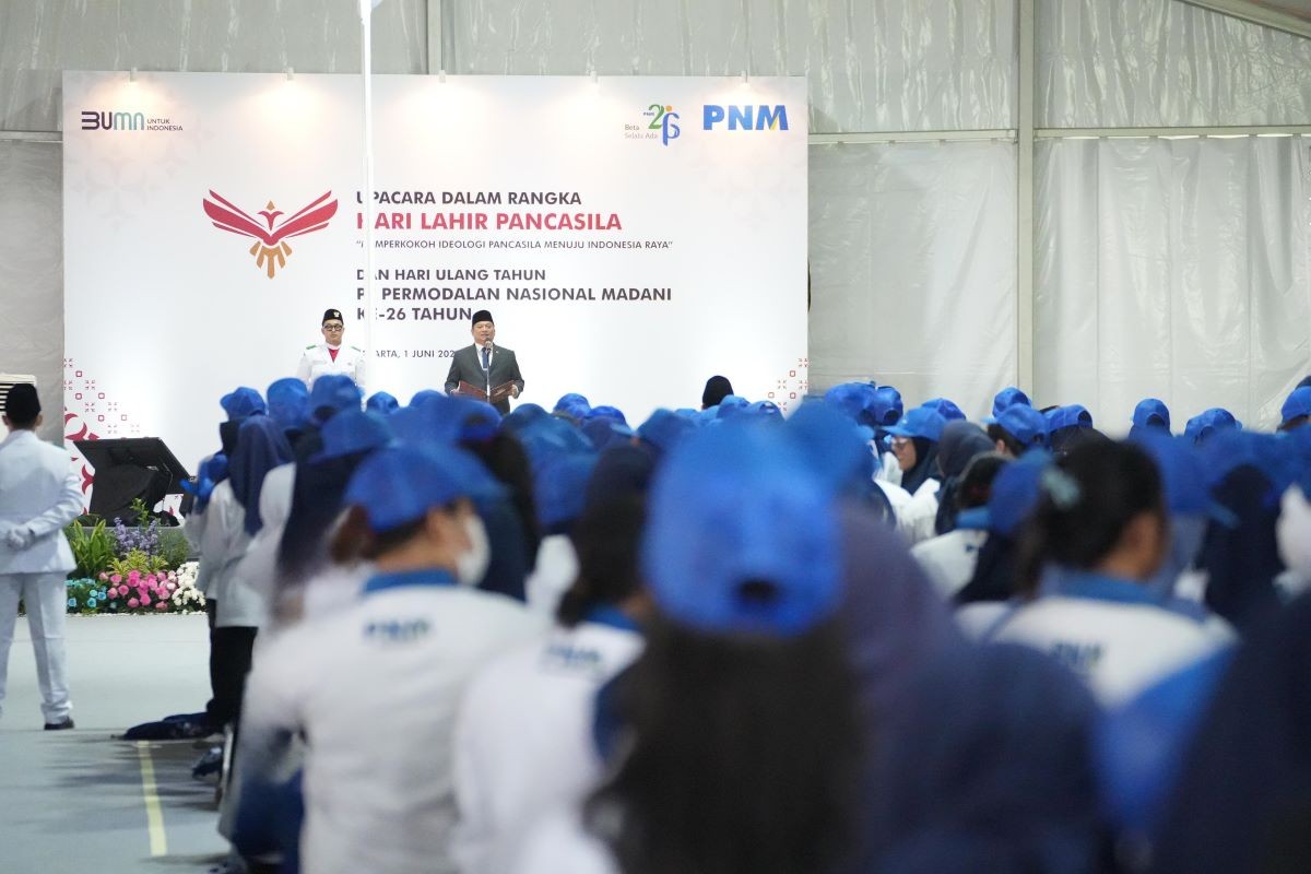 PNM HUT ke-26, Konsisten Tanamkan Nilai Pancasila dalam Upaya Pemberdayaan Masyarakat. (Foto: Dok. PNM)