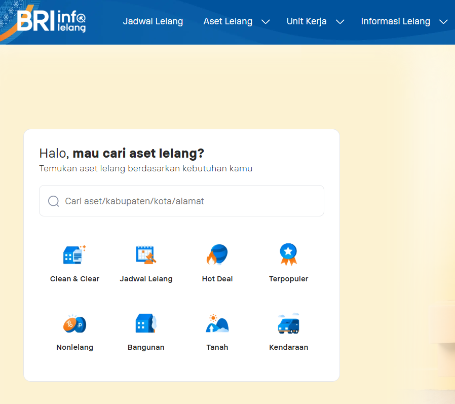  Info Lelang BRI)
