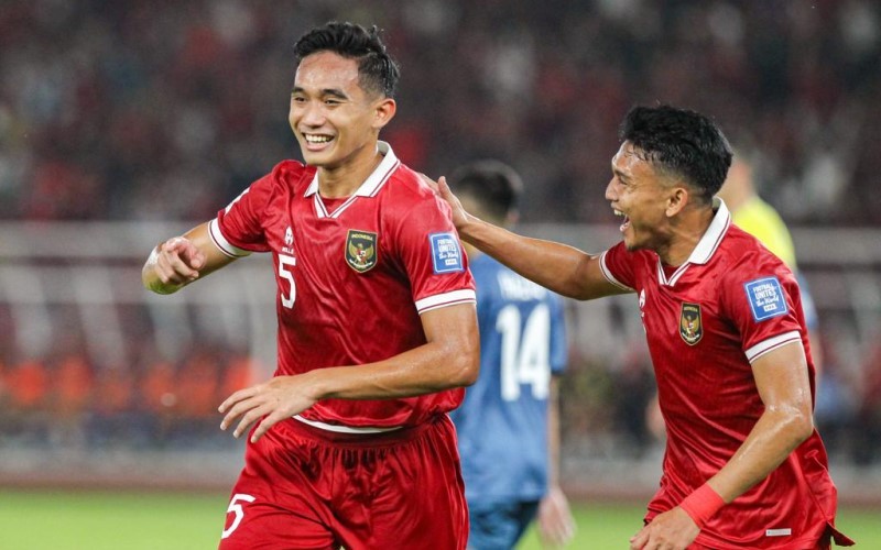 Rizky Ridho mengalami cedera pada otot hamstring kakinya usai sesi latihan menjelang pertandingan melawan Jepang. (foto: Timnas Indonesia)