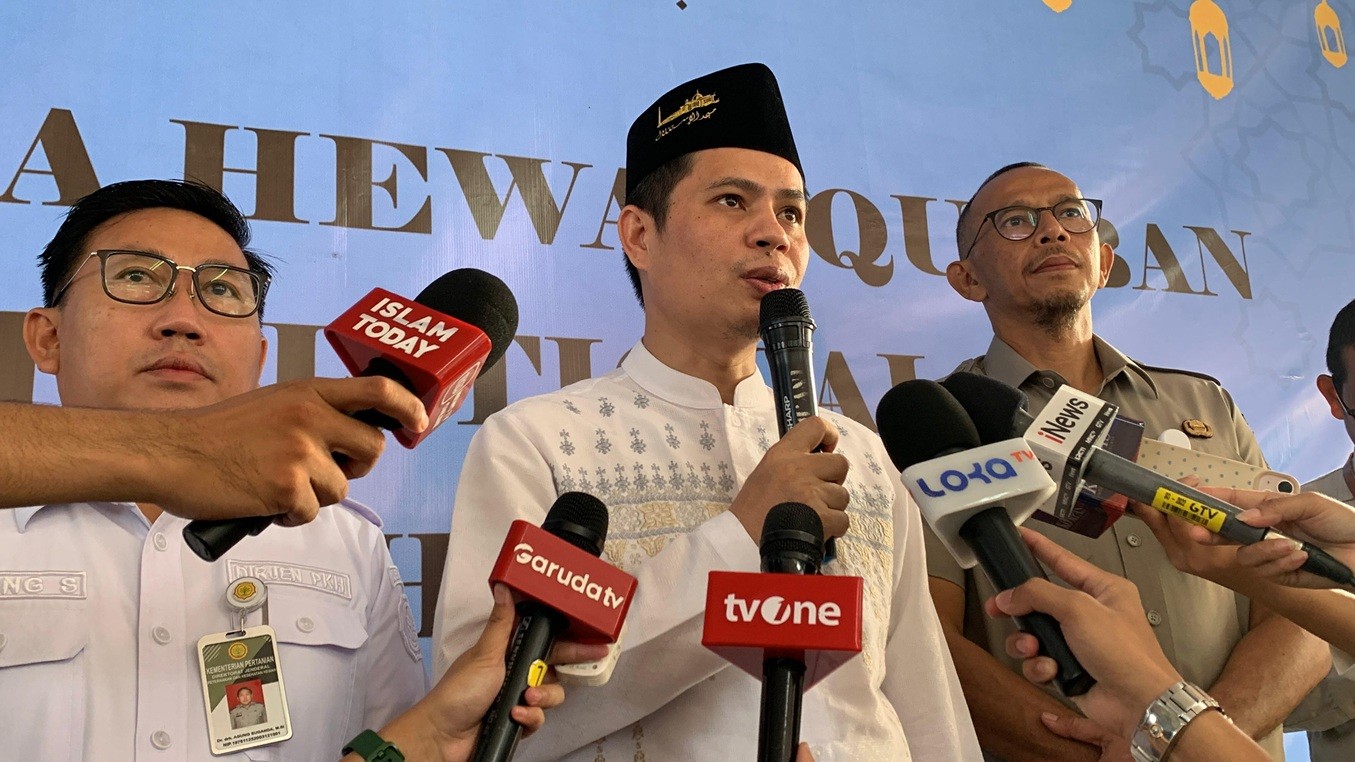 Daging Kurban Sapi Prabowo-Gibran untuk Makan Bergizi 2.000 Anak Yatim di Istiqlal. (Foto Binti M/IMG)