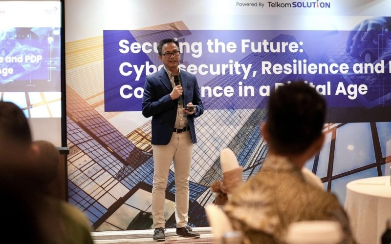 Telkom Solution menjalin kemitraan strategis dengan perusahaan cybersecurity asal Prancis, Thales. (Foto: Dok. Telkom)