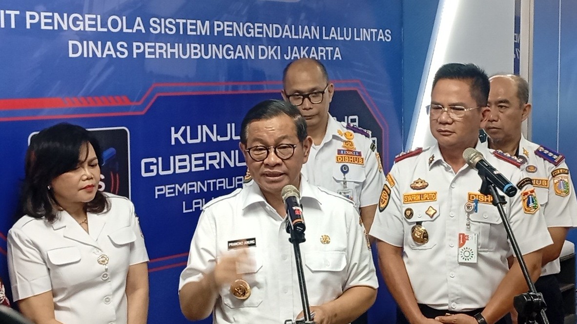 Pramono Akui Perluasan Layanan Transjabodetabek ke Daerah Penyangga Bebani APBD. (Foto Refi Sandi/IMG)