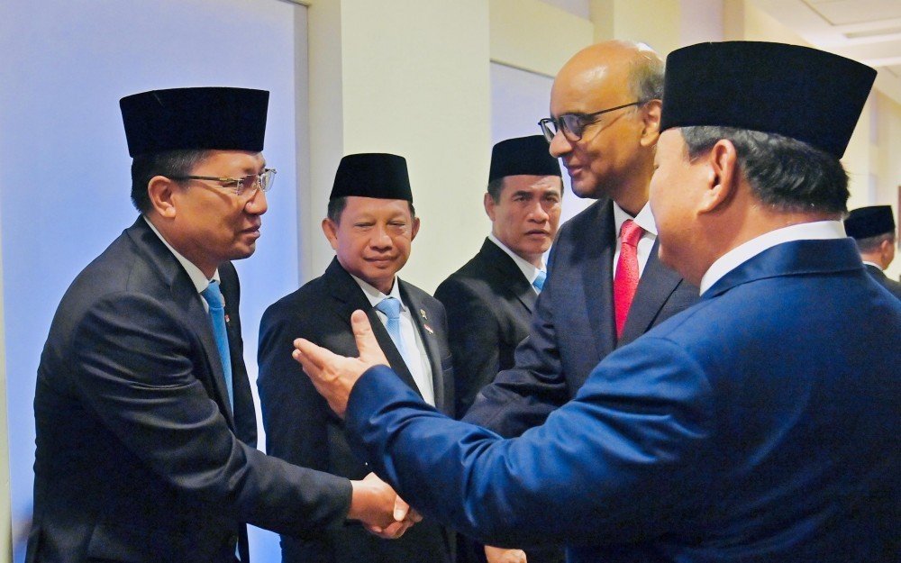 Menteri Hukum Supratman Andi Agtas menyambut baik komitmen Pemerintah Singapura dalam perjanjian ekstradisi/mutual legal assistance. (Kemenkum)