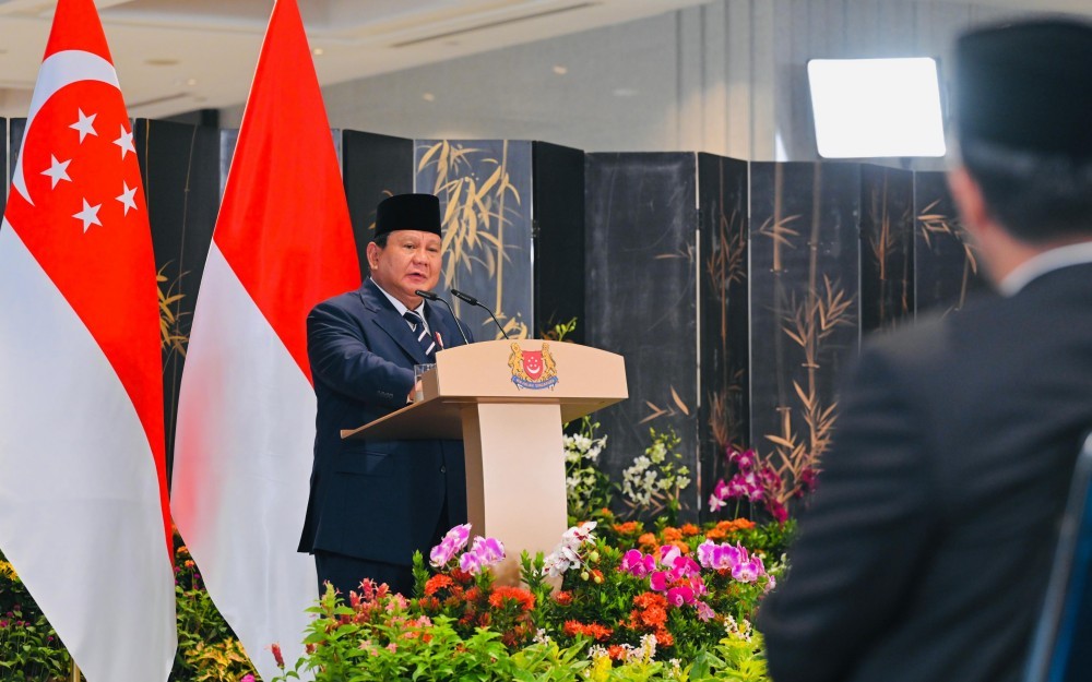 Cerita Presiden Prabowo Beri Nama Anggrek Ungu Singapura dengan Nama Ibunya (Sekretariat Presiden)