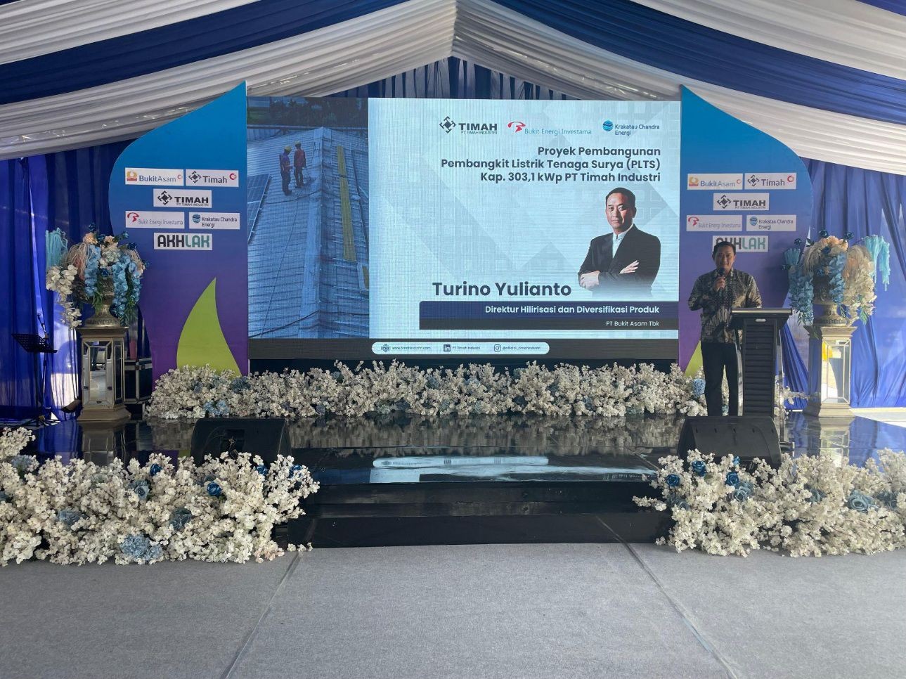 Direktur Hilirisasi dan Diversifikasi Produk PTBA, Turino Yulianto. (Foto: Istimewa)
