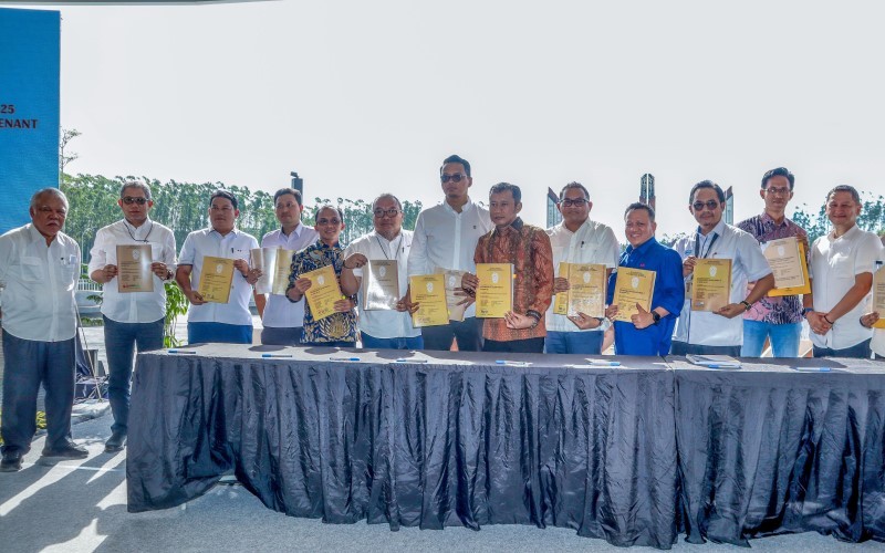 PT Hutama Karya (Persero) meraih kontrak baru di Ibu Kota Nusantara (IKN) senilai Rp604 miliar. (Foto: Dok. Hutama Karya)