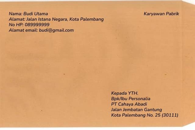 Simak Cara Menulis Alamat Paket Tulis Tangan dengan Benar. (Foto: iNews Media Group)    