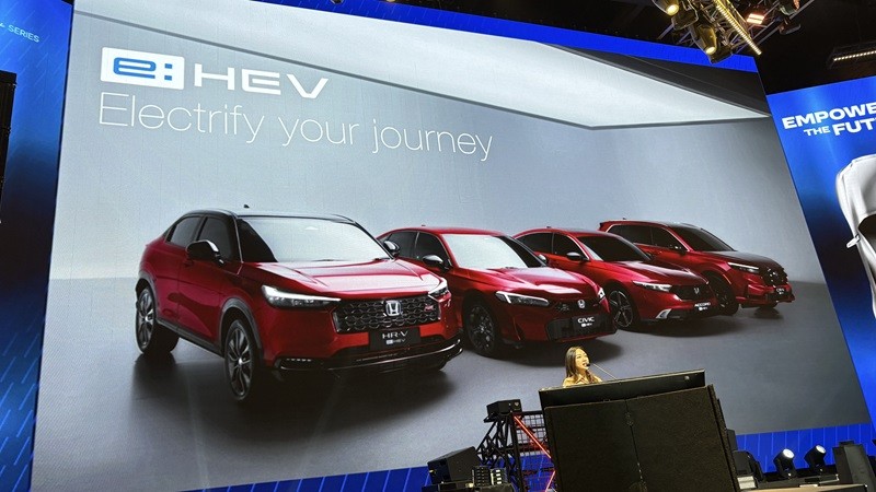 PT Honda Prospect Motor (HPM) siap meluncurkan mobil hybrid terbarunya, Honda Step WGN dalam ajang GIIAS 2025. (foto: iNews Media)