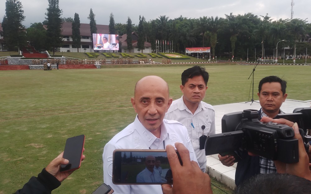 Kepala Biro Hukum, Kepegawaian, dan Hubungan Masyarakat IPDN, Arief M Edie (Foto: Yanuar Baswata/iNews Media Group)