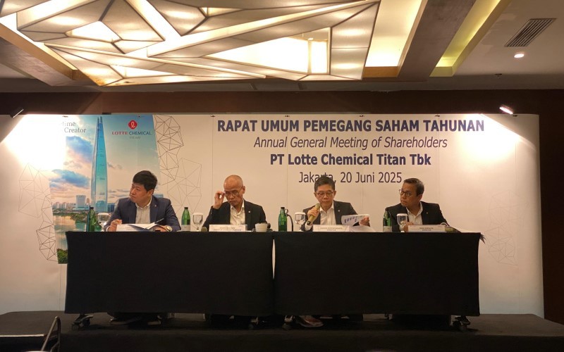 PT Lotte Chemical Titan Tbk (FPNI) mengalokasikan belanja modal (capital expenditure/capex) sekitar USD3 juta pada 2025. (Foto: MNC Media/Cahya Puteri)