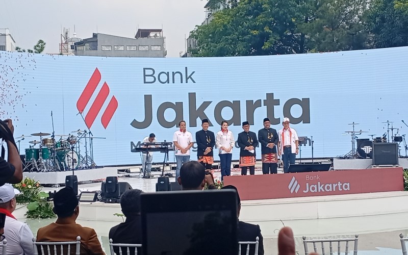 PT Bank DKI melakukan rebranding menjelang rencana penawaran umum perdana saham (initial public offering atau IPO) pada 2026. (Foto: iNews Media/Refi Sandi)