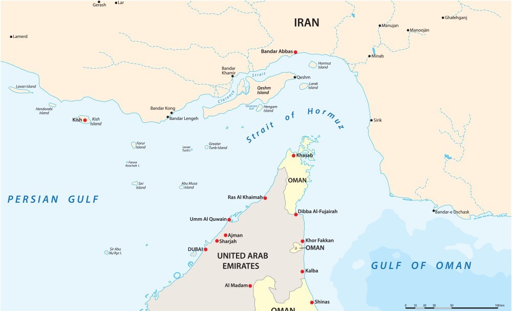 Konflik Iran-AS Ancam Selat Hormuz, Analis Waspadai Tekanan Tambahan bagi Indonesia. (Foto: vectorstock)