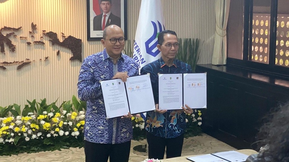 BKPM dan Pemkot Batam Teken MoU Kembangkan Kawasan Investasi. (Foto Anggie/IMG)