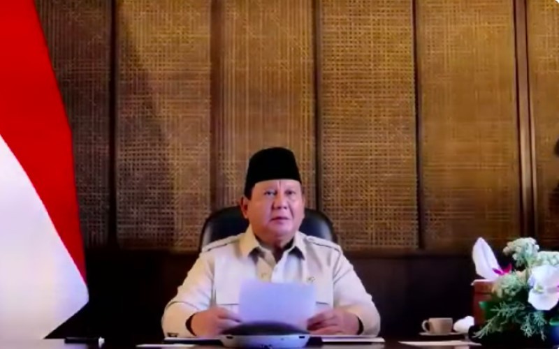 Presiden Prabowo Subianto mengatakan, Indonesia saat ini sudah berada di jalur yang tepat untuk mencapai swasembada pangan. (Foto: iNews Media/Binti Mufarida)