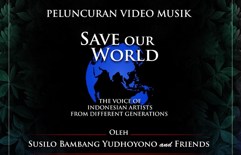 The Yudhoyono Institute (TYI) akan meluncurkan video musik 'Save Our World' (foto: Istimewa)