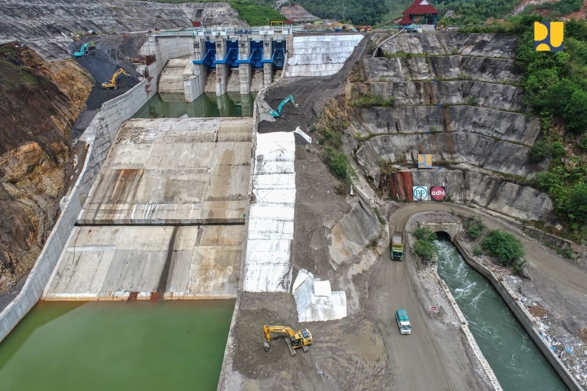 Pembangunan Bendungan Way Apu di Maluku Capai 79,8 Persen, Siap Beroperasi di 2026. (Foto: Inews Media Group)
